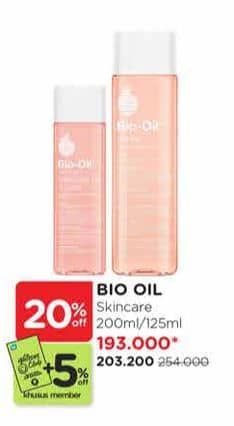 Promo Harga Bio Oil Skincare Oil Natural 125 ml - Watsons