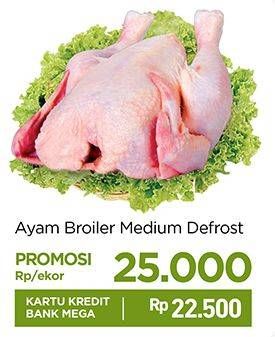 Promo Harga Ayam Broiler Medium Defrost  - Carrefour