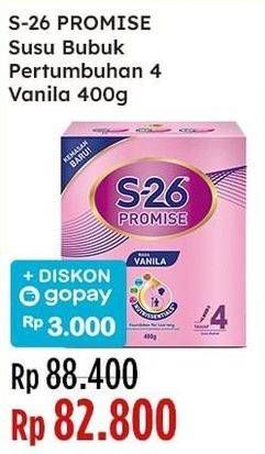 Promo Harga S26 Promise Susu Pertumbuhan Vanilla 400 gr - Indomaret