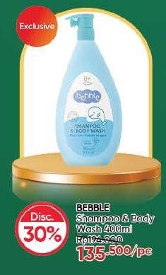 Promo Harga Bebble Shampoo & Body Wash 400 ml - Guardian