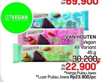 Promo Harga Van Houten Chocolate Vegan All Variants 45 gr - LotteMart