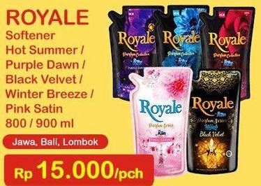 Promo Harga SO KLIN Royale Parfum Collection Black Velvet, Hot Summer, Pink Satin, Purple Dawn, Winter Breeze 800 ml - Indomaret