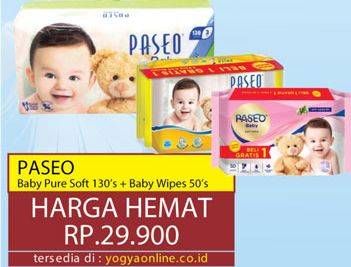 Promo Harga Baby Pure Soft 130s + Baby Wipes 50s  - Yogya