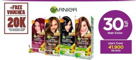 Promo Harga GARNIER Hair Color 40 ml - Watsons