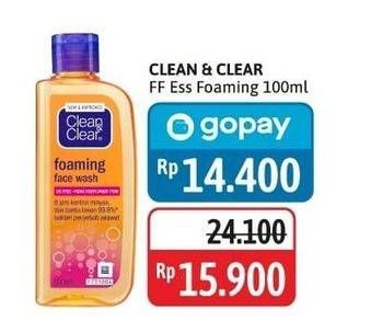Promo Harga Clean & Clear Facial Wash Foaming 100 ml - Alfamidi