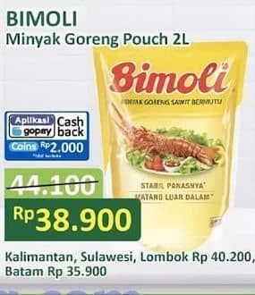 Promo Harga Bimoli Minyak Goreng 2000 ml - Alfamart