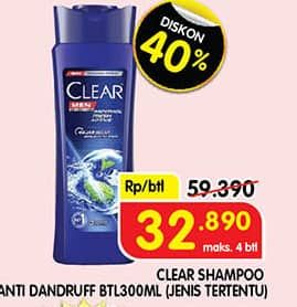 Promo Harga Clear Shampoo 300 ml - Superindo