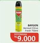 Promo Harga Baygon Insektisida Spray Citrus Fresh 750 ml - Alfamidi