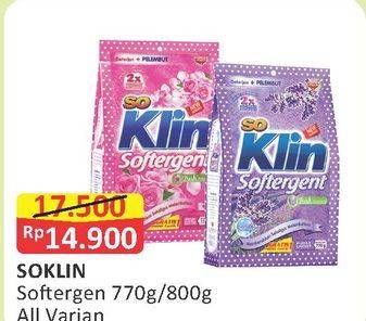 Promo Harga SO KLIN Softergent All Variants 800 gr - Alfamart