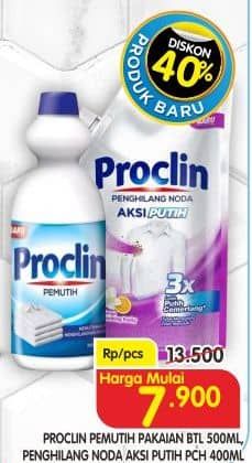 Promo Harga Proclin Penghilang Noda Cair/Pemutih  - Superindo