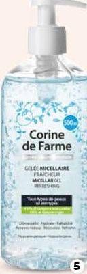 Promo Harga CORINE DE FARME Micellar Gel Refreshing 500 ml - Guardian