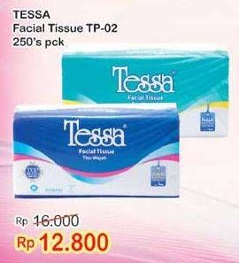 Promo Harga TESSA Facial Tissue TP02 250 pcs - Indomaret