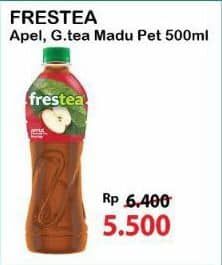 Promo Harga Frestea Minuman Teh Apple, Green Honey 500 ml - Alfamart