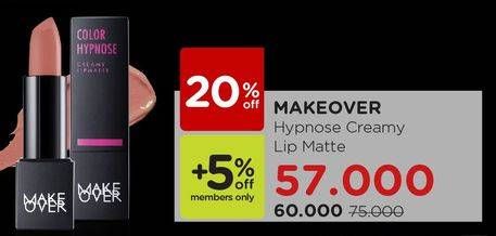 Promo Harga MAKE OVER Color Hypnose Creamy Lipmatte  - Watsons
