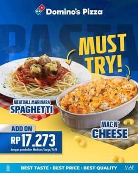 Promo Harga Meatball Marinara Spaghetti  - Domino Pizza