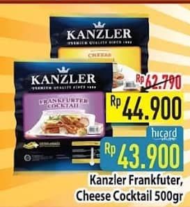 Promo Harga Kanzler Frankfurter Cocktail 500 gr - Hypermart