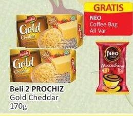 Promo Harga PROCHIZ Gold Cheddar per 2 box 170 gr - Alfamart