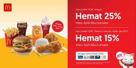 Promo Harga Hemat 25%  - McD