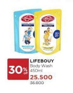 Promo Harga Lifebuoy Body Wash 450 ml - Watsons
