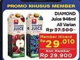 Promo Harga DIAMOND Juice All Variants 946 ml - Hypermart