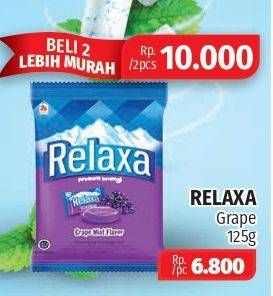 Promo Harga RELAXA Candy Grape Mint 125 gr - Lotte Grosir