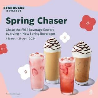 Promo Harga Spring Chaser  - Starbucks