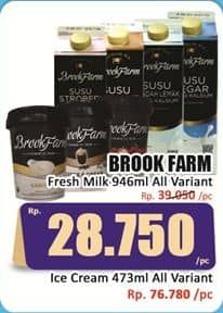 Promo Harga Brookfarm Fresh Milk All Variants 946 ml - Hari Hari