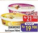 Promo Harga Diamond Ice Cream 700 ml - Hypermart