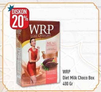 Promo Harga WRP Lose Weight Meal Replacement Cokelat 400 gr - Hypermart