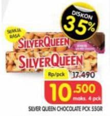 Promo Harga Silver Queen Chocolate All Variants 55 gr - Superindo