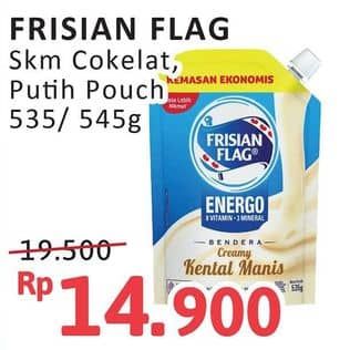 Promo Harga Frisian Flag Susu Kental Manis Cokelat, Putih 535 gr - Alfamidi