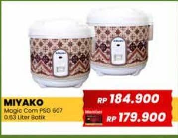 Promo Harga Miyako PSG 607 Batik Rice Cooker  - Yogya