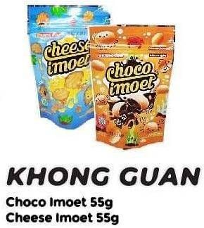 KHONG GUAN Choco Imoet 55g, Cheese Imoet 55g