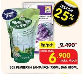 Promo Harga 365 Pembersih Lantai All Variants 800 ml - Superindo