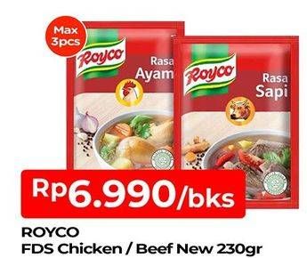 Promo Harga ROYCO Penyedap Rasa Ayam, Sapi 230 gr - TIP TOP