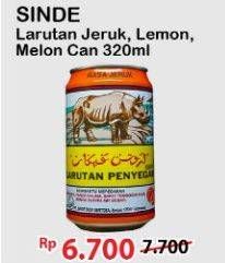Promo Harga Cap Badak Larutan Penyegar Jeruk, Lemon, Melon 320 ml - Alfamart