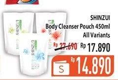 Promo Harga SHINZUI Body Cleanser All Variants 450 ml - Hypermart