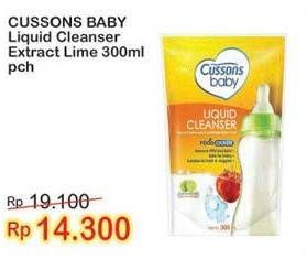 Promo Harga CUSSONS BABY Liquid Cleanser Extract Lime 300 ml - Indomaret