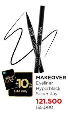 Promo Harga Make Over Hyperblack Superstay Liner 1 gr - Watsons