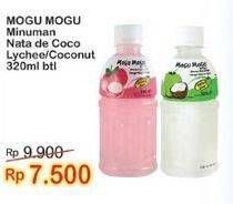 Promo Harga MOGU MOGU Minuman Nata De Coco Kelapa, Leci 320 ml - Indomaret