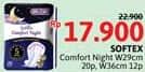Promo Harga Softex Comfort Night Wing 29cm, Wing 36cm 12 pcs - Alfamidi