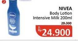 Promo Harga NIVEA Body Lotion Intensive Moisture 200 ml - Alfamidi