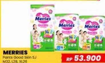 Harga Merries Pants Good Skin M32 32 pcs hari ini Minggu, 2 Agu 2026 02 ...
