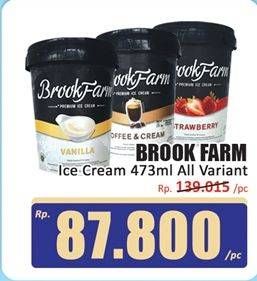 Promo Harga Brookfarm Ice Cream All Variants 473 ml - Hari Hari
