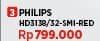Philips HD3138 Rice Cooker 2L 2000 ml Harga Promo Rp799.000, 32