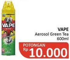 Promo Harga FUMAKILLA VAPE Aerosol Green Tea 600 ml - Alfamidi