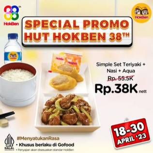 Promo Harga Hokben Simple Set  - HokBen