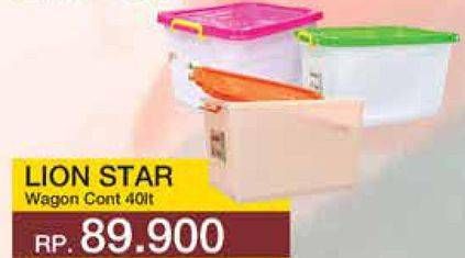 Promo Harga LION STAR Wagon Container 40000 ml - Yogya