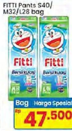 Promo Harga Fitti Pants S40, M32, L28 28 pcs - Indomaret