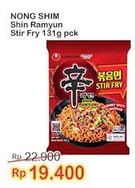Promo Harga Nongshim Noodle Stir Fry 131 gr - Indomaret